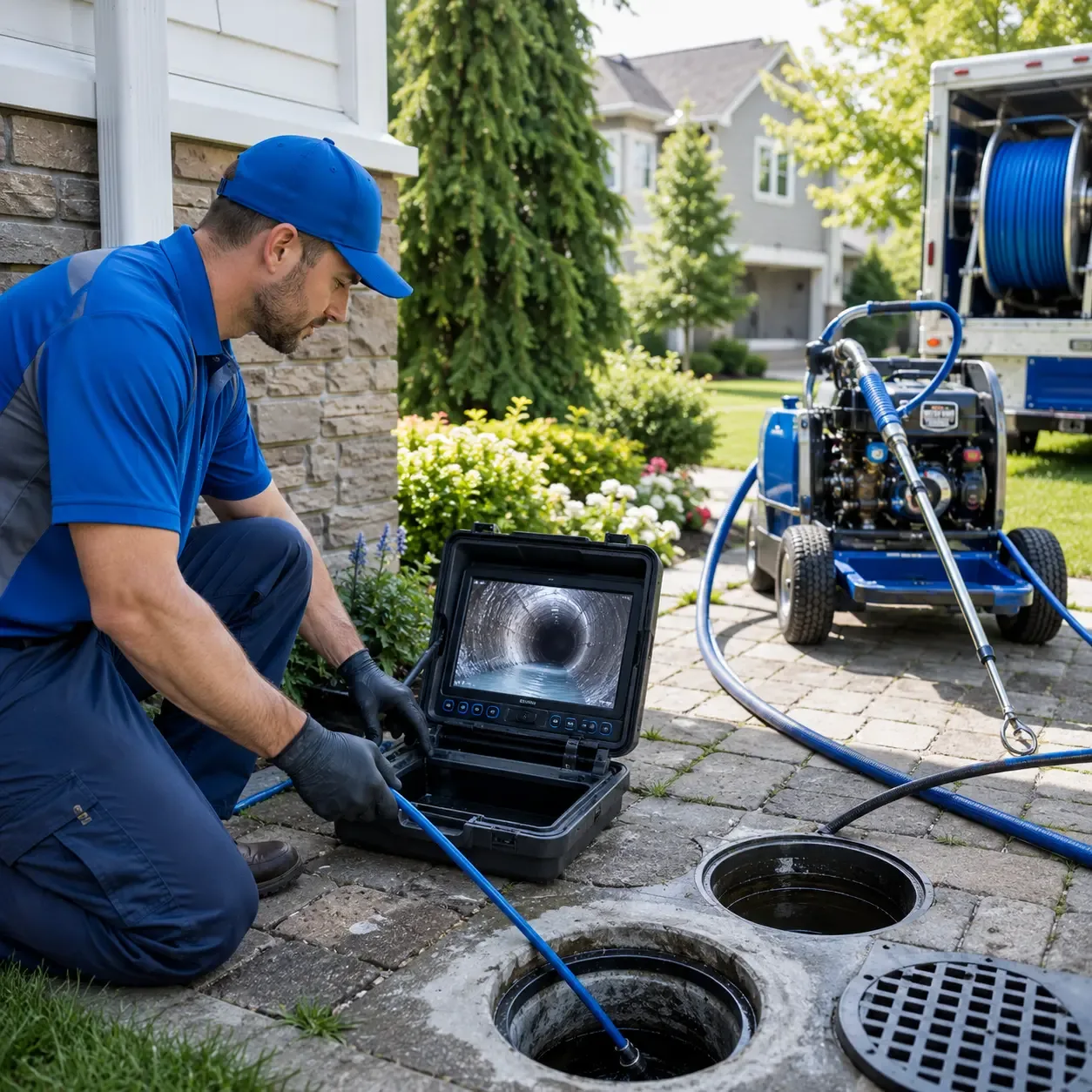 Outdoor drain cleaning professionals serving Stanhope, NJ